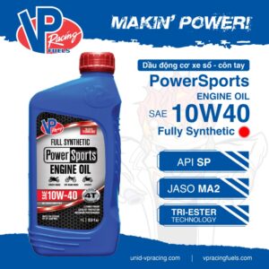 VP POWERSPORTS 4T FULL SYNTHETIC ESTER TECH 10W-40