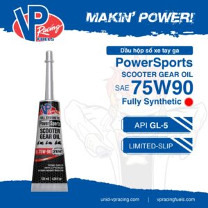 VP POWERSPORTS SCOOTER GEAR OIL SAE 75W-90
