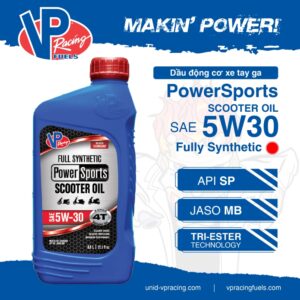 VP POWERSPORTS SCOOTER 4T FULL SYNTHETIC ESTER TECH SAE 5W30